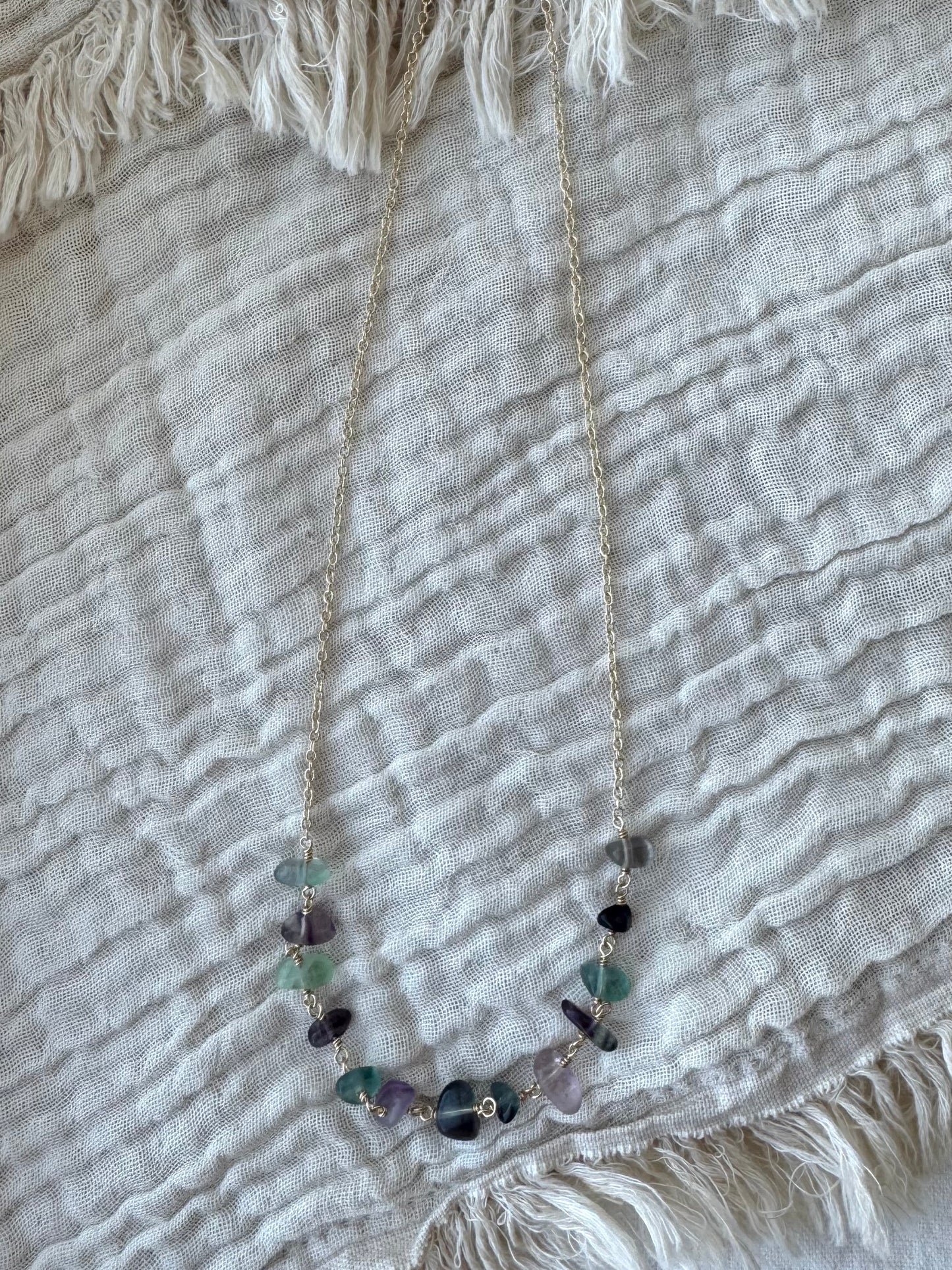 Fluorite hálsmen