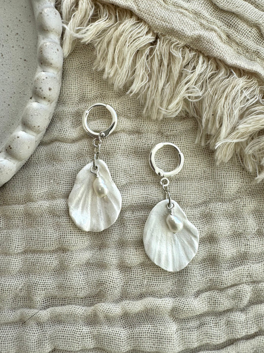 Silfur lauf og perlur