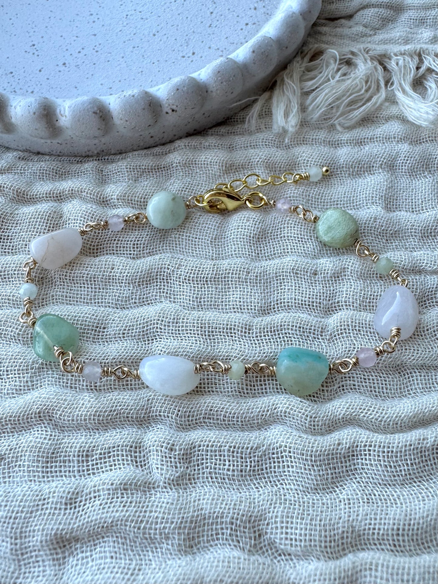 Morganite armband